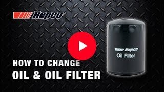 How to change your oil and filter