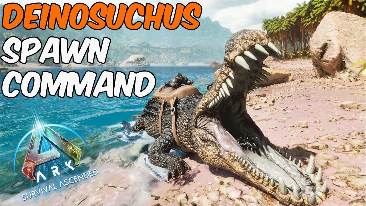 Deinosuchus spawn command ark survival ascended how to spawn
