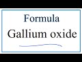 Gallium Oxide and Its Properties