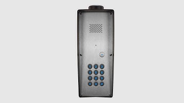 GSM Intercom with keyless entry (4G) Anti-vandal 1 way for 1 Property [K1-4G]