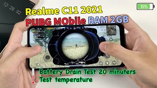Realme C11 2021 PUBG Mobile Gaming Test | Unisoc SC9863A, 2GB