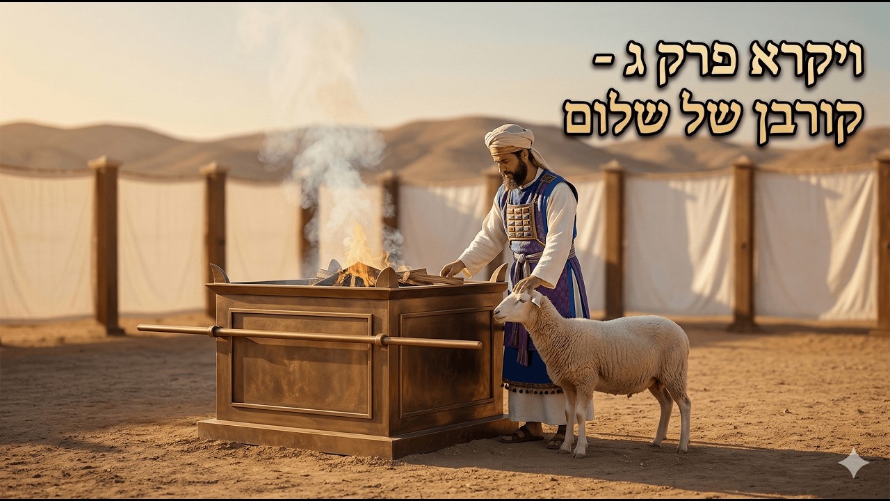 תנ”ך ויקרא פרק ג – קורבן שלמים – הקורבן של שלום ושמחה? — Transcript