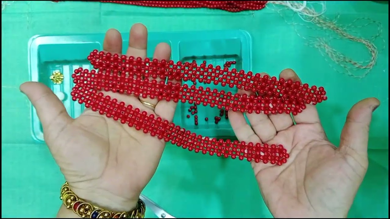 शंखाच्या आकाराचा आकाश कंदिल बनवायला शिका /how to make pearl beaded latern /top beads idea /diy