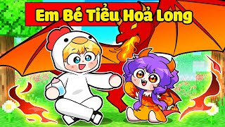 NABEE EM BÉ TIỂU HOẢ LONG ĐƯỢC TÔ GÀ NHẬN NUÔI TRONG MINECRAFT*NABEE TIỂU HOẢ LONG 👶🐲🔥