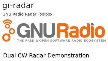 gr-radar: Dual CW Radar Demonstration