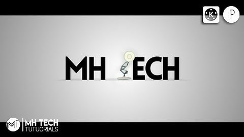 How to make pixar intro with KineMaster | Android |