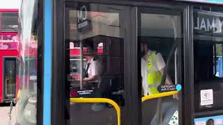 METRO BUS ROUTE 5 ARRIVING INTO CRAWLEY BUS STATION