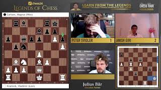 chess24 Legends 11: Carlsen in final, Giri hits back