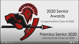 2020 Senior Awards Presentations