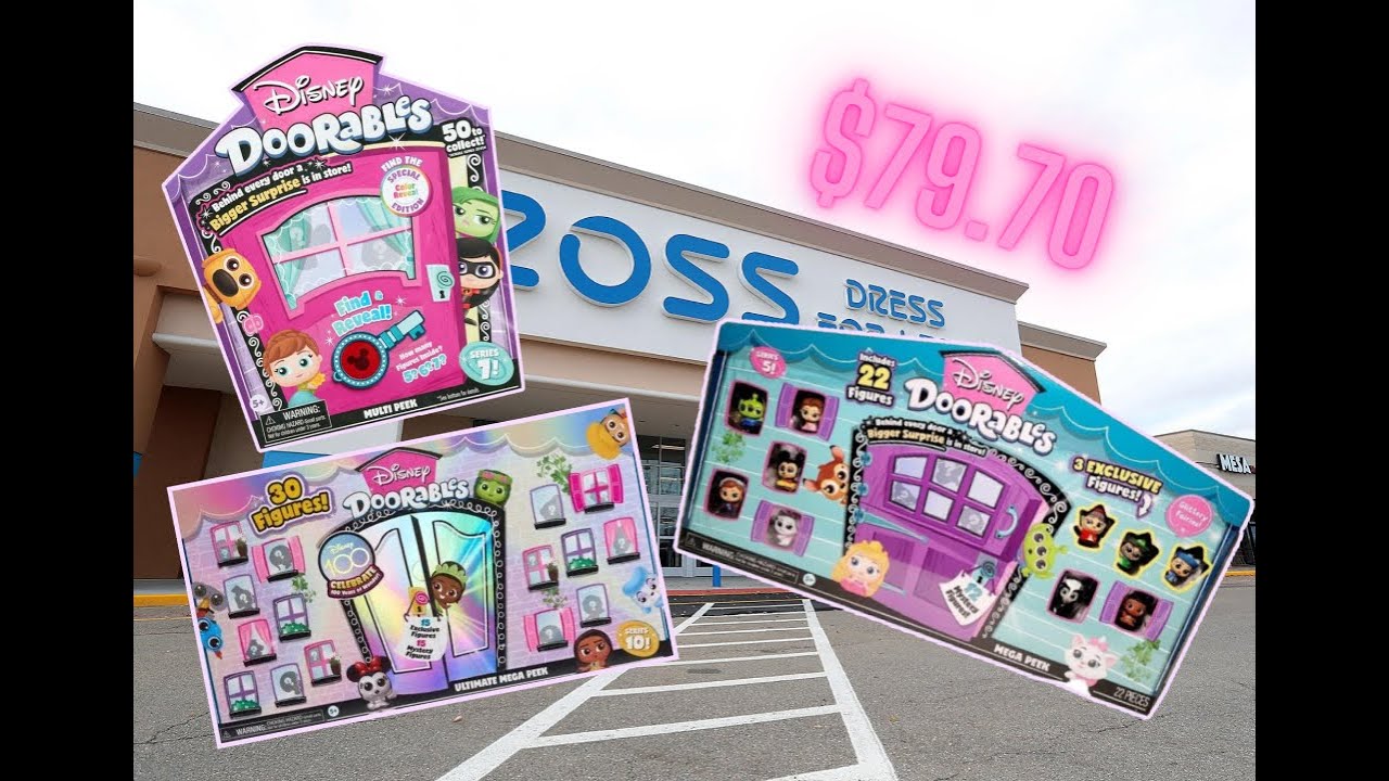 Opening A SEVENTY DOLLAR Doorables haul from ROSS! 