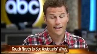College coach says his assistants have to have hot wives