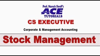 CS Executive : COSTING: MCQ Stock Mang. : For Videos Call 8652272084 or Visit www.ace.redik.in screenshot 5