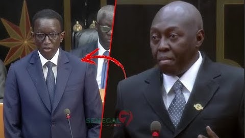 Mamadou L. Diallo tance Amadou Ba :  "Vous avez forcé les portes de l’Assemblée nationale…"