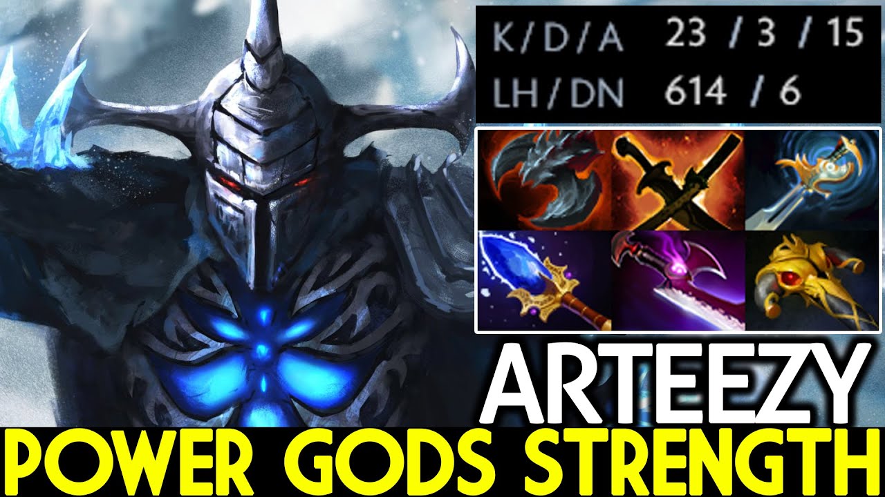 ARTEEZY [Sven] Crazy Power God's Strength Game is Hard Dota 2