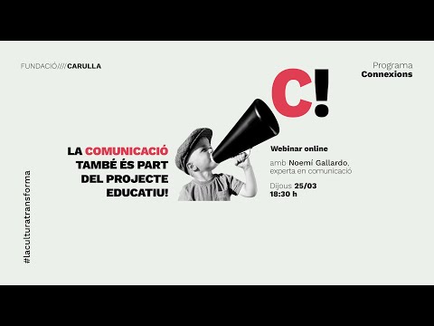 Connexions 2: La comunicació també és part del projecte educatiu!