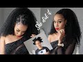 Criss Cross Ponytail on 4C Natural Hair / Tupo1