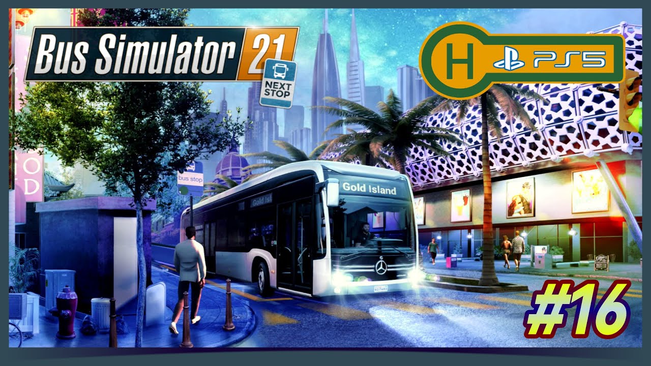 Bus Simulator 21 Next Stop Ps5: 🚍16 - Golden / Inseltourismus - 4K Gameplay German