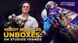 Mikoy Morales Unboxes The XM Studios Thanos Stand Alone 1:4 Scale Statue