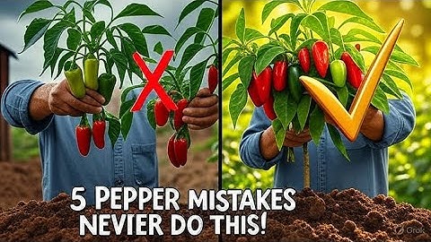 5 Mistakes You Must NEVER Make When Growing Peppers