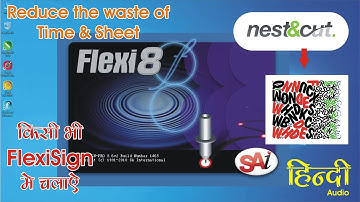True Shape Nesting in FlexiSIGN Software | Tutorial | 2025 | S7creations | graphics | Hindi