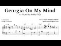 Georgia on my mind bobby floyd piano transcription