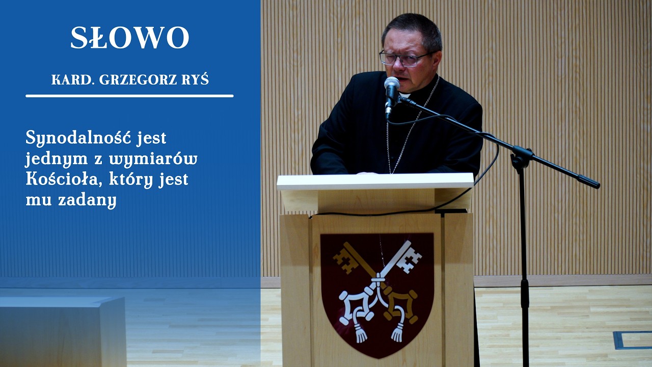 Kard. Grzegorz Ryś do księży: Synodalność jest jednym z wymiarów Kościoła, który jest mu zadany