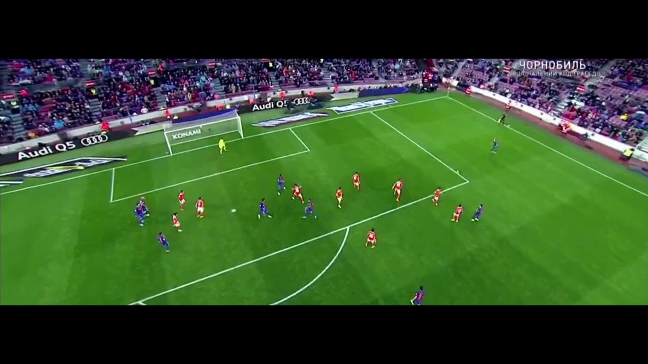 Andre Gomes Great Goal Vs Osasuna - Barcelona Vs Osasuna 2-0  26/04/17 HD