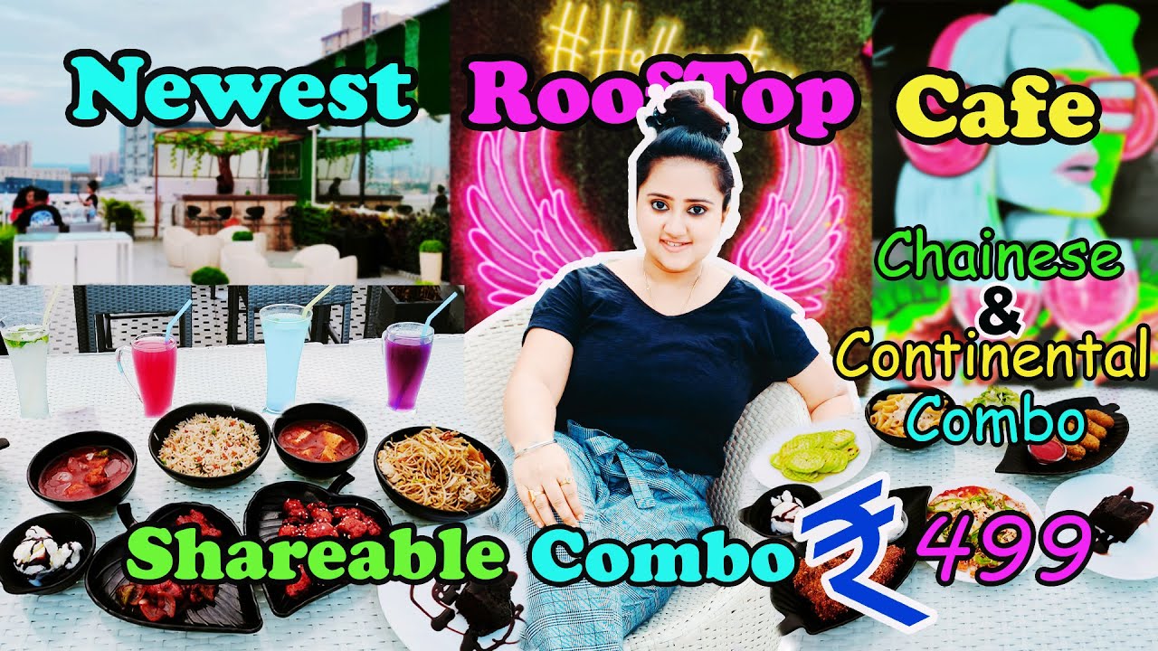 মাত্র Rs.499 টাকাতে দুই রকমের Shareable Combo For Two❤️, Newest Rooftop  Cafe In Kolkata🔥
