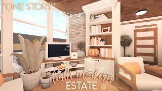 light modern estate *one story* || bloxburg speedbuild [roblox] || nixilia :) by nixilia 42,850 views 3 years ago 40 minutes