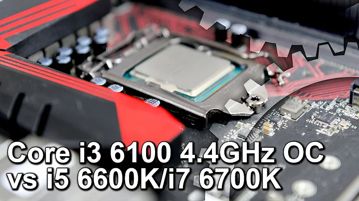 Core i3 6100 4.4GHz BCLK Overclock vs Core i5 6600K/Core i7 6700K Gaming Benchmarks