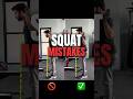 ❌ FIX THESE Squat Mistakes to Lift HEAVIER & Grow FAST 💪