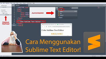 Cara Menggunakan Sublime Text Editor