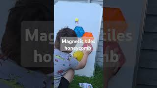 #magnetictiles  #beeday #honeycombplay #bee #learningthroughplay