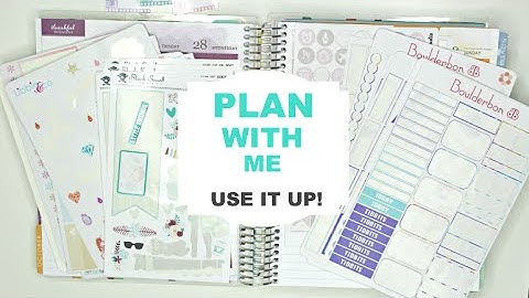 Plan With Me  | Use It Up!  | #89