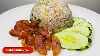 SECRET REVEALED!! BEST Garlic Fried with Sausage Recipe / ASIAN COOKING