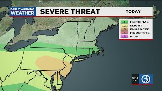 FORECAST: Showers, strong storms possible this afternoon