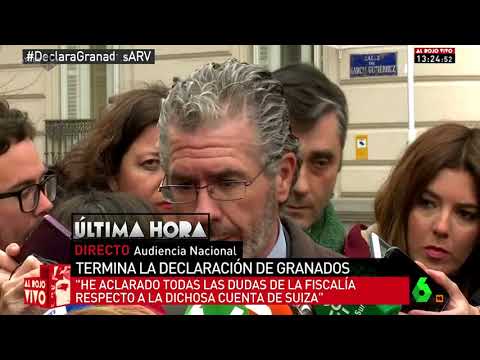 Francisco Granados tras su declaración en el juzgado por el caso "Púnica"