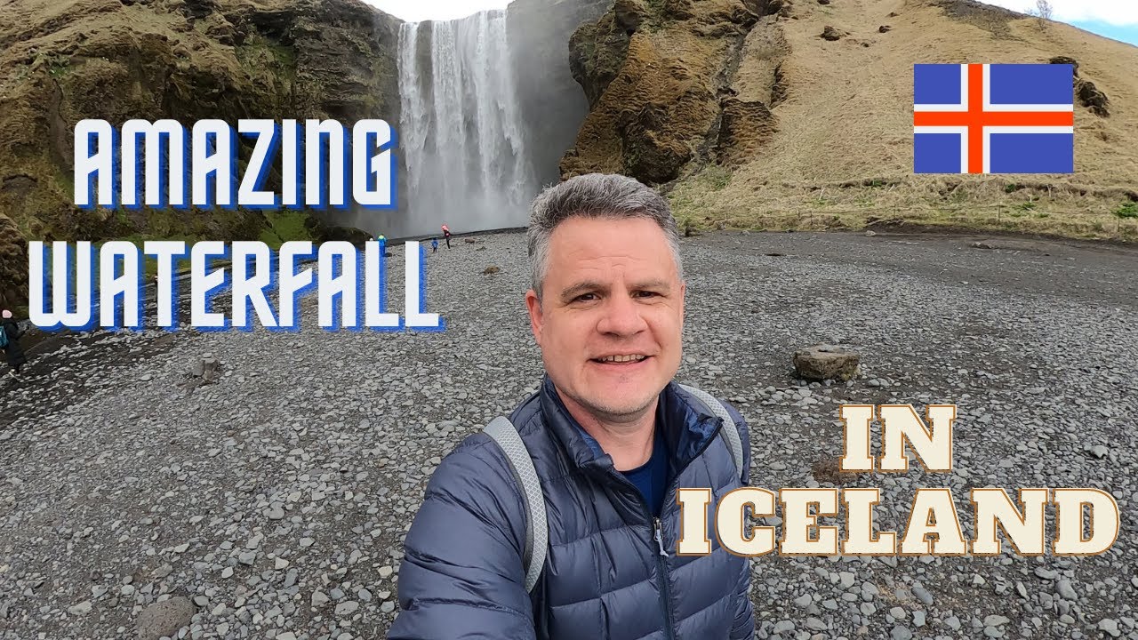 Hiking the Skogafoss Waterfall in Iceland. 🇮🇸 — Skógafoss Waterfall — video poster