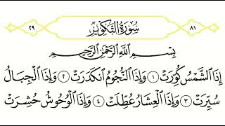 سورة التكوير | الشيخ أنس العمادي