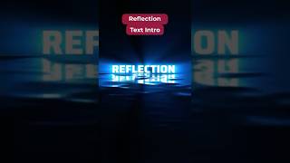 A little reflection never hurt ✨ have you tried this text effect? #inshot #tutorial #texteffect