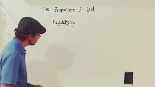 Two Proportion Z Test: Calculations