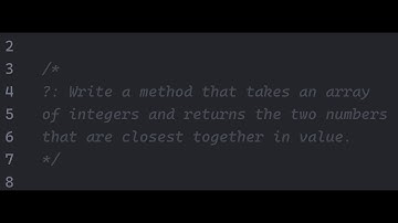 Two Array Elements Closest in Value