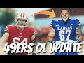 49ers Update 🚨 What Jake Brendel’s injury means for Dominick Puni &amp; rest of the OL