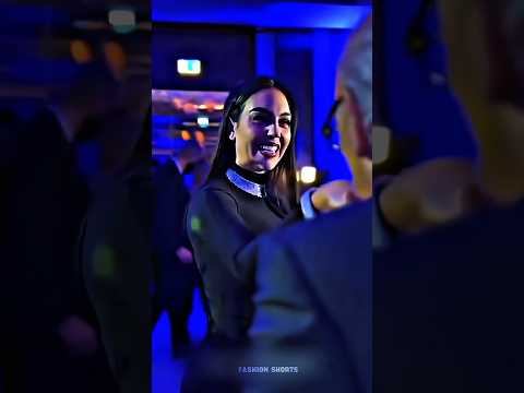 Georgina Rodriguez Black Dress Viral Shorts Georgina Model Trending Foryou Fyp