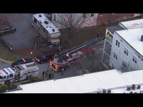 Body found after apartment fire in Laurel, Maryland - YouTube