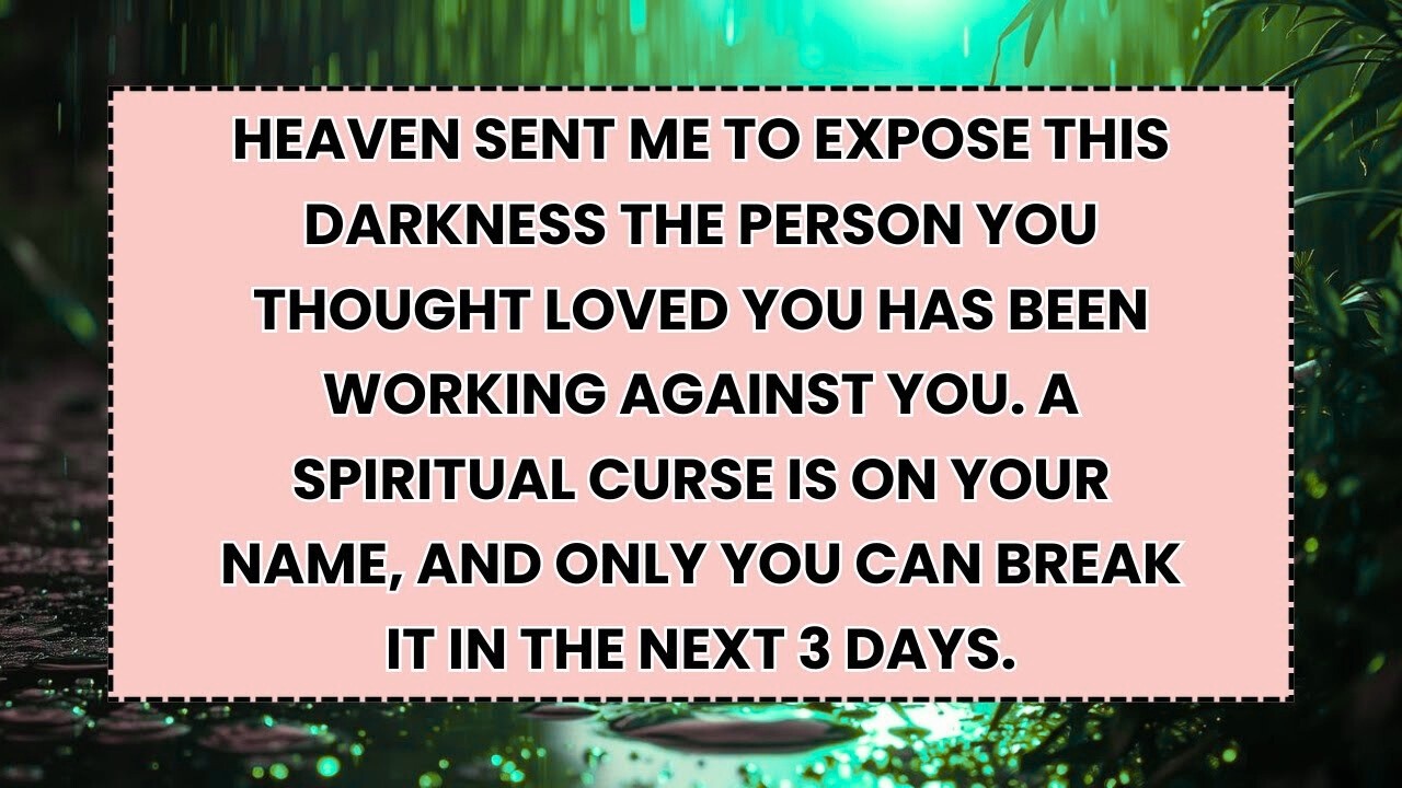 🧿 HEAVEN SENT ME TO EXPOSE THIS DARKNESS THE PERSON YOU THOUGHT LOVED YOU HAS BEEN WORKING