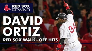David Ortiz Walk-Off Hits | Red Sox Rewind