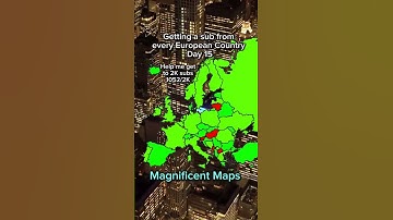 Getting A Sub From Every European Country Day 15 #europe #map #sub