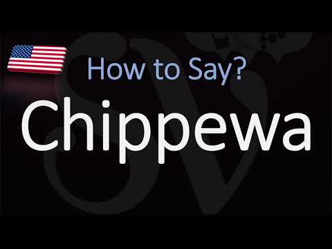 ቪዲዮ: Chippewa ቋንቋ ነው?