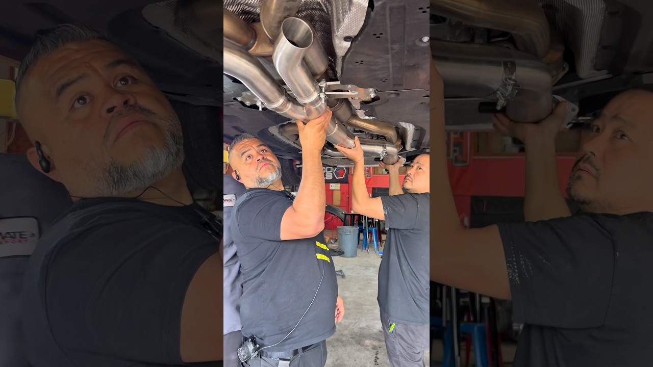 Установка средней трубы BMW M2 2024 года💥‼️ 